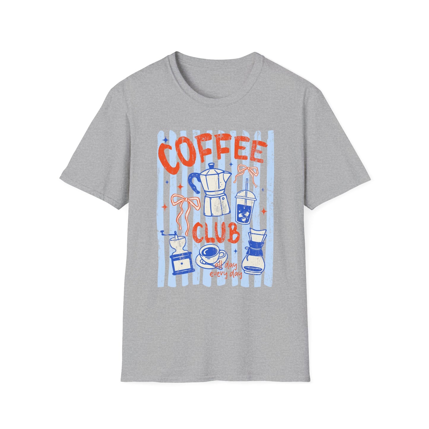 Coffee Club T‑Shirt — Retro Coffee Lovers Tee ("COFFEE" Graphic)