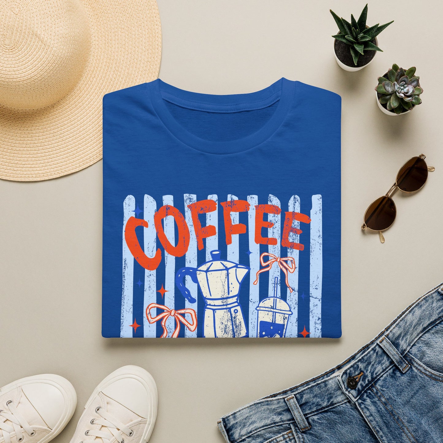 Coffee Club T‑Shirt — Retro Coffee Lovers Tee ("COFFEE" Graphic)