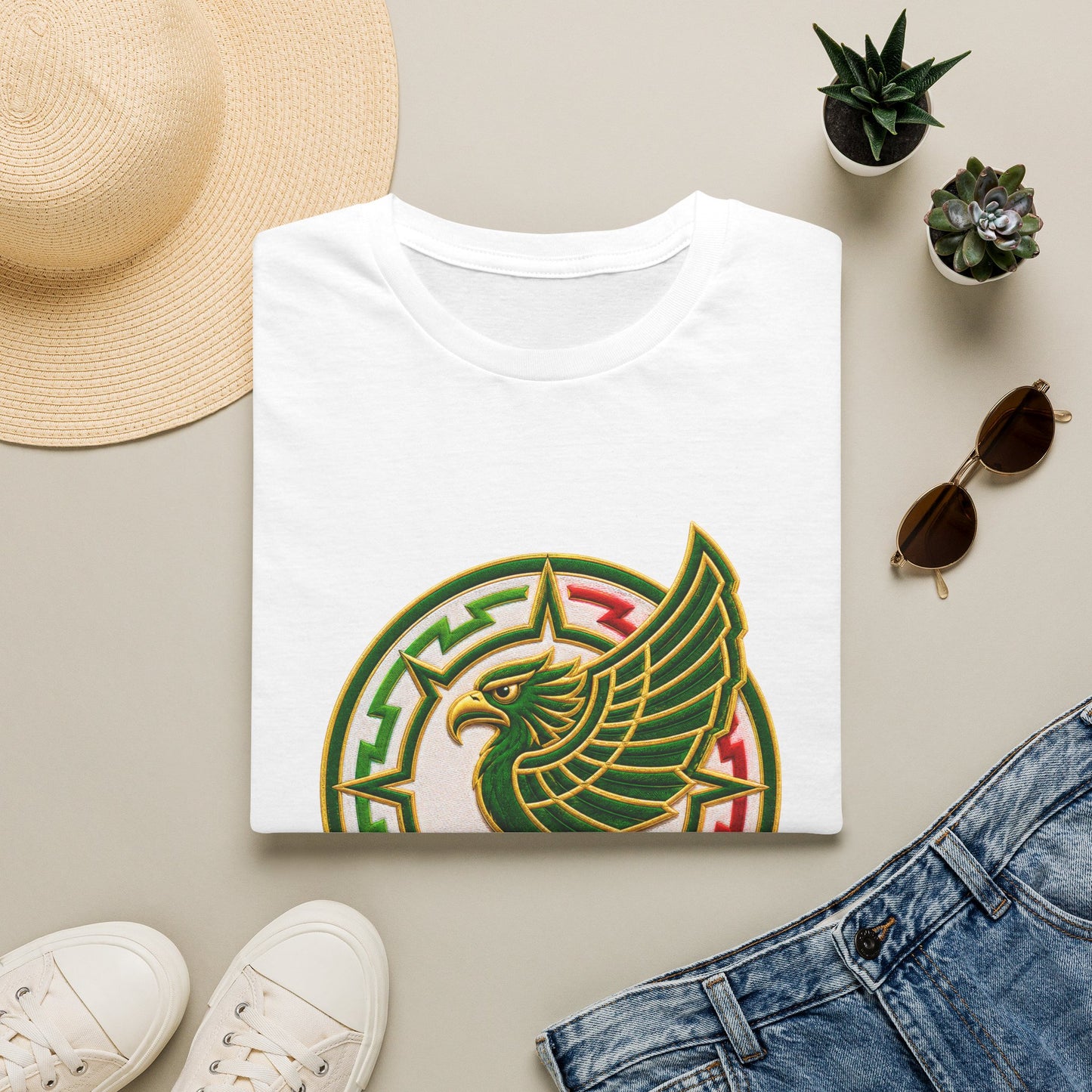 Mexico Eagle T-Shirt — Mexican Pride Aztec-Inspired Graphic Tee
