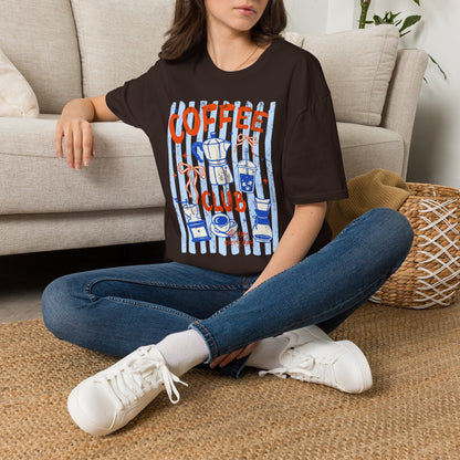 Coffee Club T‑Shirt — Retro Coffee Lovers Tee ("COFFEE" Graphic)