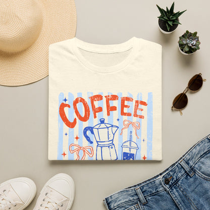 Coffee Club T‑Shirt — Retro Coffee Lovers Tee ("COFFEE" Graphic)
