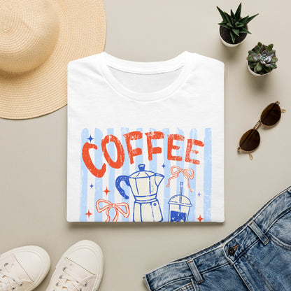 Coffee Club T‑Shirt — Retro Coffee Lovers Tee ("COFFEE" Graphic)