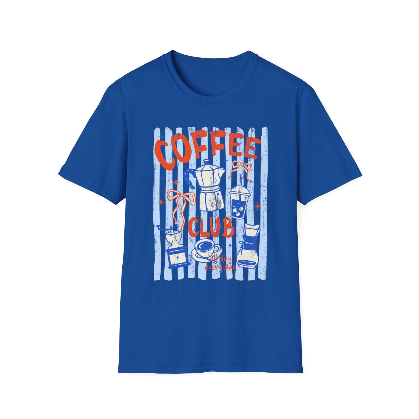 Coffee Club T‑Shirt — Retro Coffee Lovers Tee ("COFFEE" Graphic)
