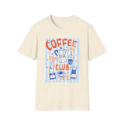 Coffee Club T‑Shirt — Retro Coffee Lovers Tee ("COFFEE" Graphic)