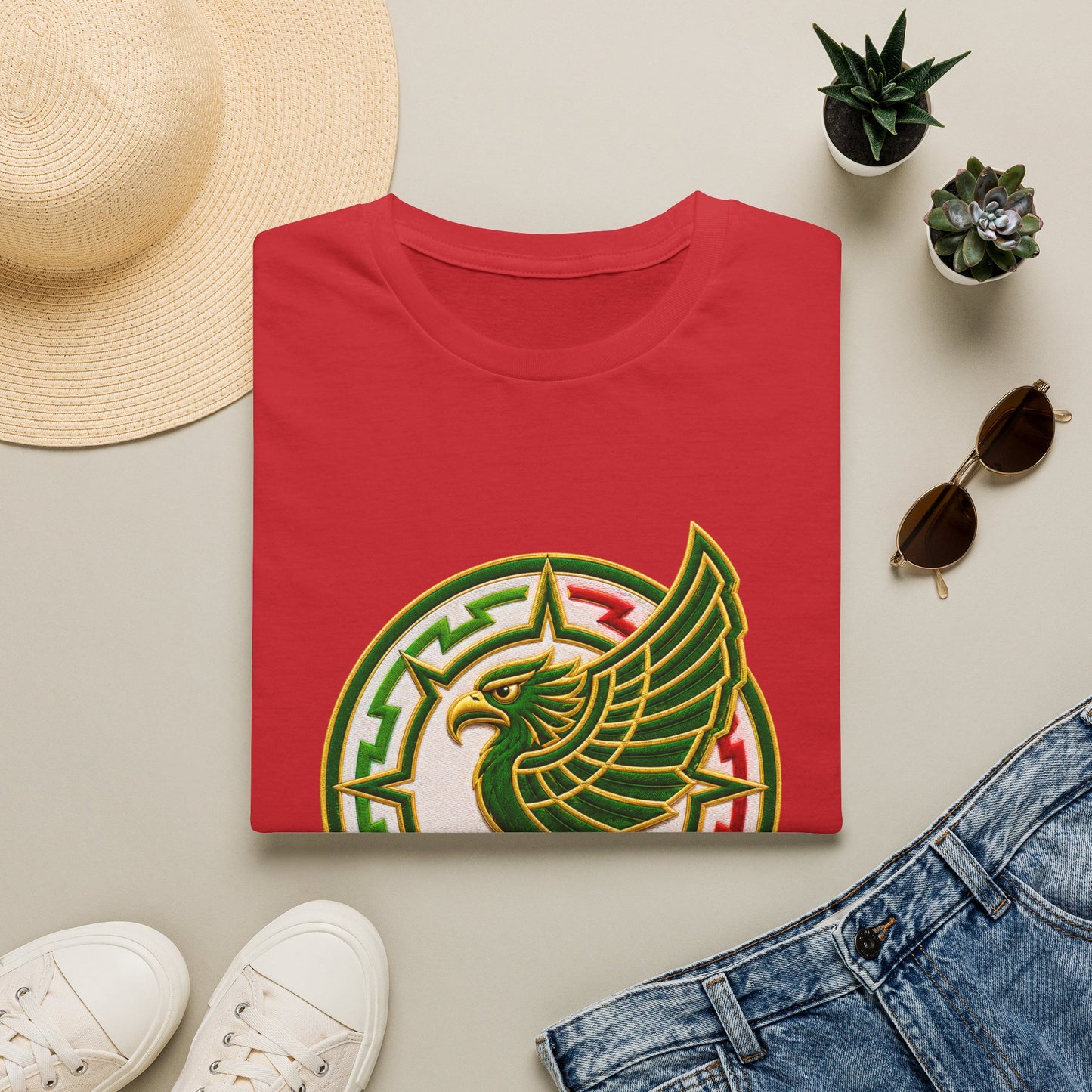 Mexico Eagle T-Shirt — Mexican Pride Aztec-Inspired Graphic Tee