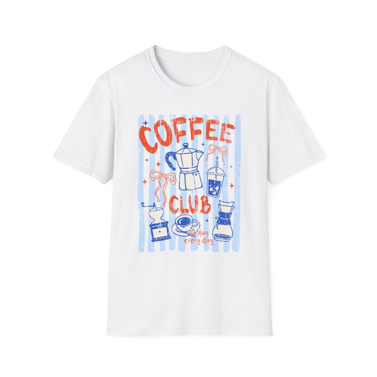 Coffee Club T‑Shirt — Retro Coffee Lovers Tee ("COFFEE" Graphic)