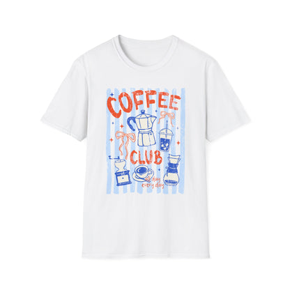 Coffee Club T‑Shirt — Retro Coffee Lovers Tee ("COFFEE" Graphic)