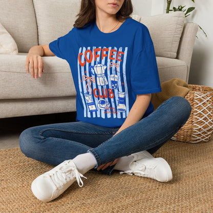Coffee Club T‑Shirt — Retro Coffee Lovers Tee ("COFFEE" Graphic)