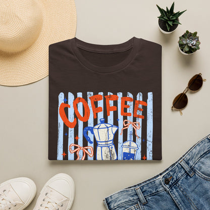 Coffee Club T‑Shirt — Retro Coffee Lovers Tee ("COFFEE" Graphic)