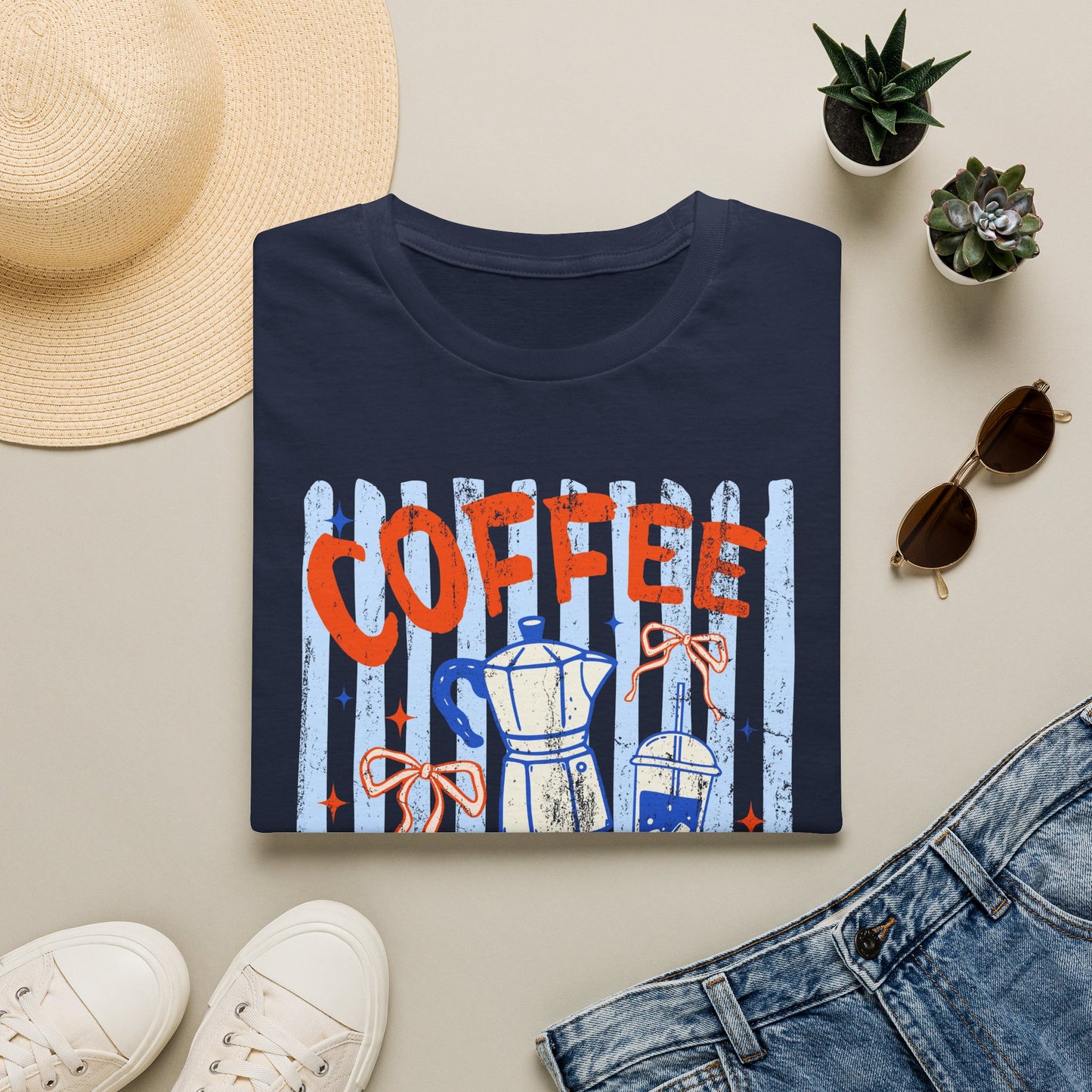 Coffee Club T‑Shirt — Retro Coffee Lovers Tee ("COFFEE" Graphic)