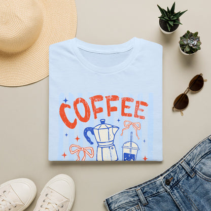 Coffee Club T‑Shirt — Retro Coffee Lovers Tee ("COFFEE" Graphic)